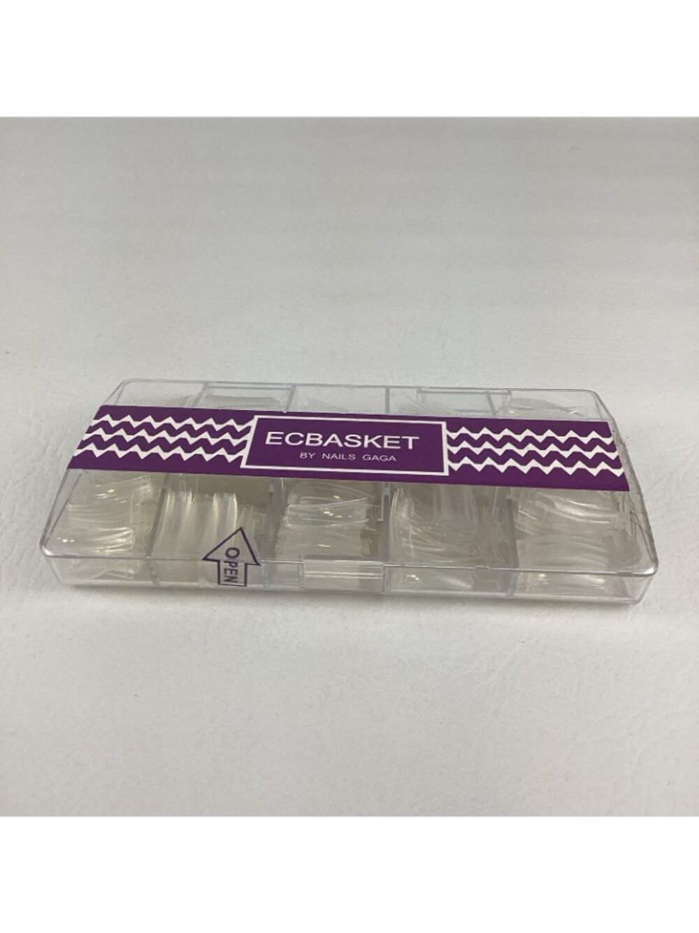 Ecbasket By Nails Gaga Clear False Nail Tips Manicure Fingernail Extension New - Picture 2 of 5